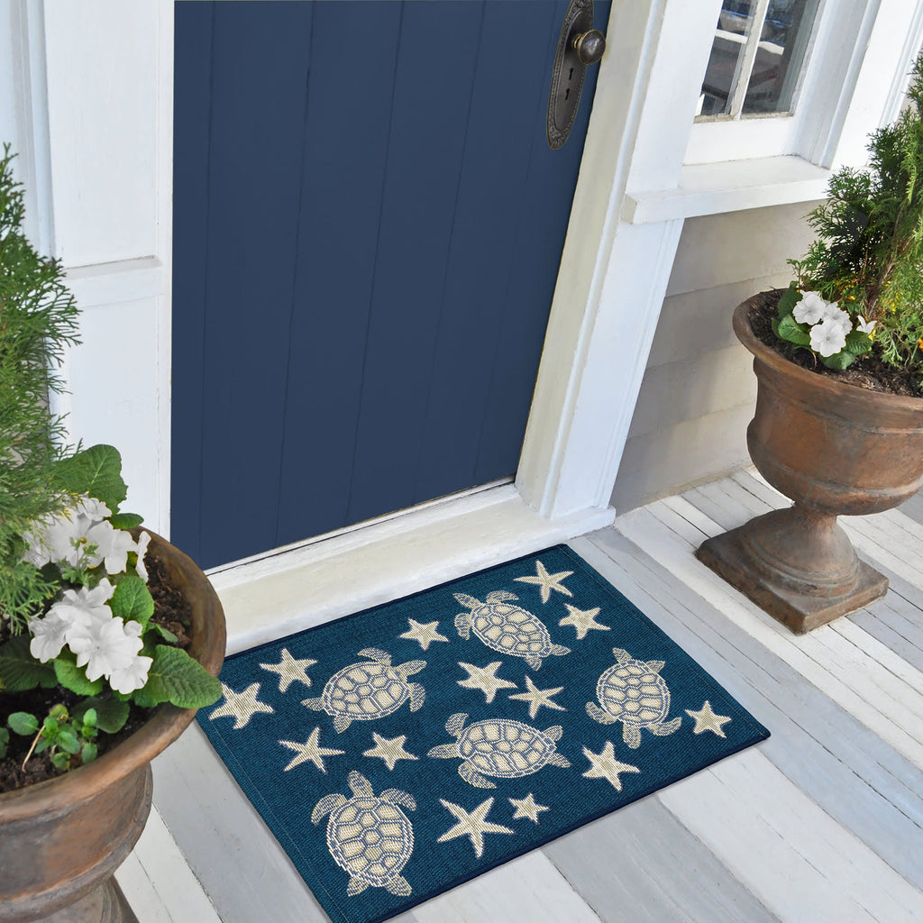 Esencia Turtle And Stars Indoor Outdoor Mat