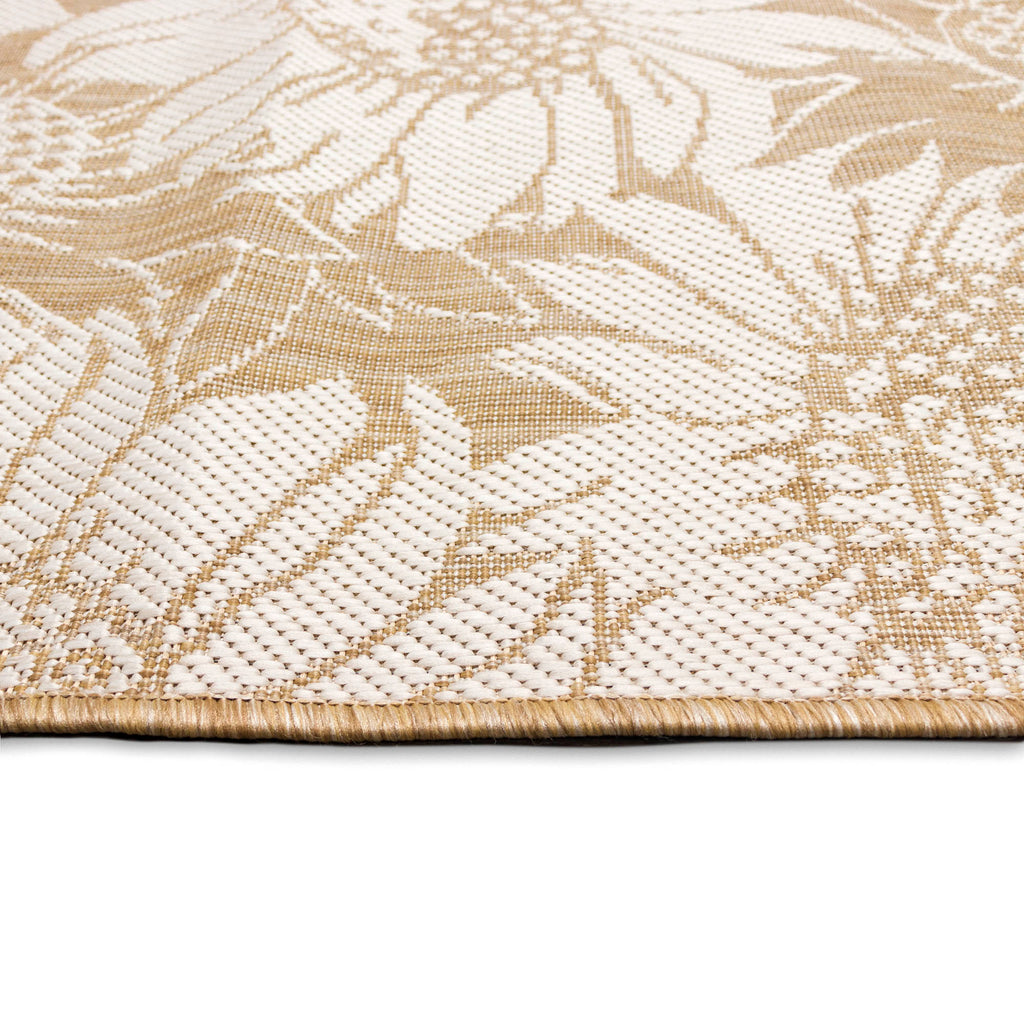 Carmel Sunflower Field Indoor Outdoor Area Rug