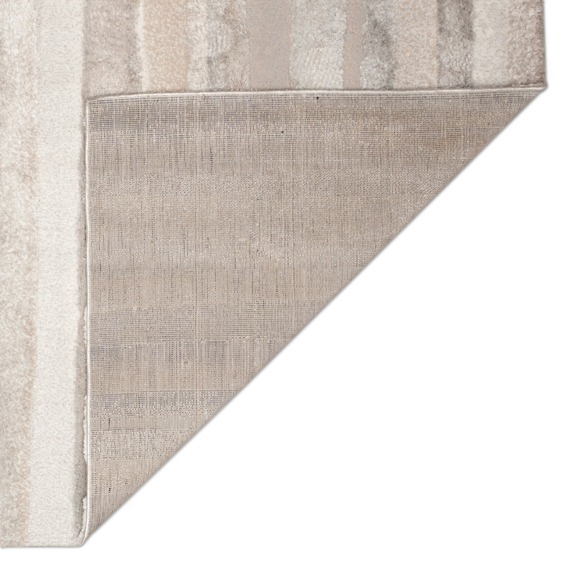 Fiord Stripe Indoor Area Rug with Non-Skid Backing