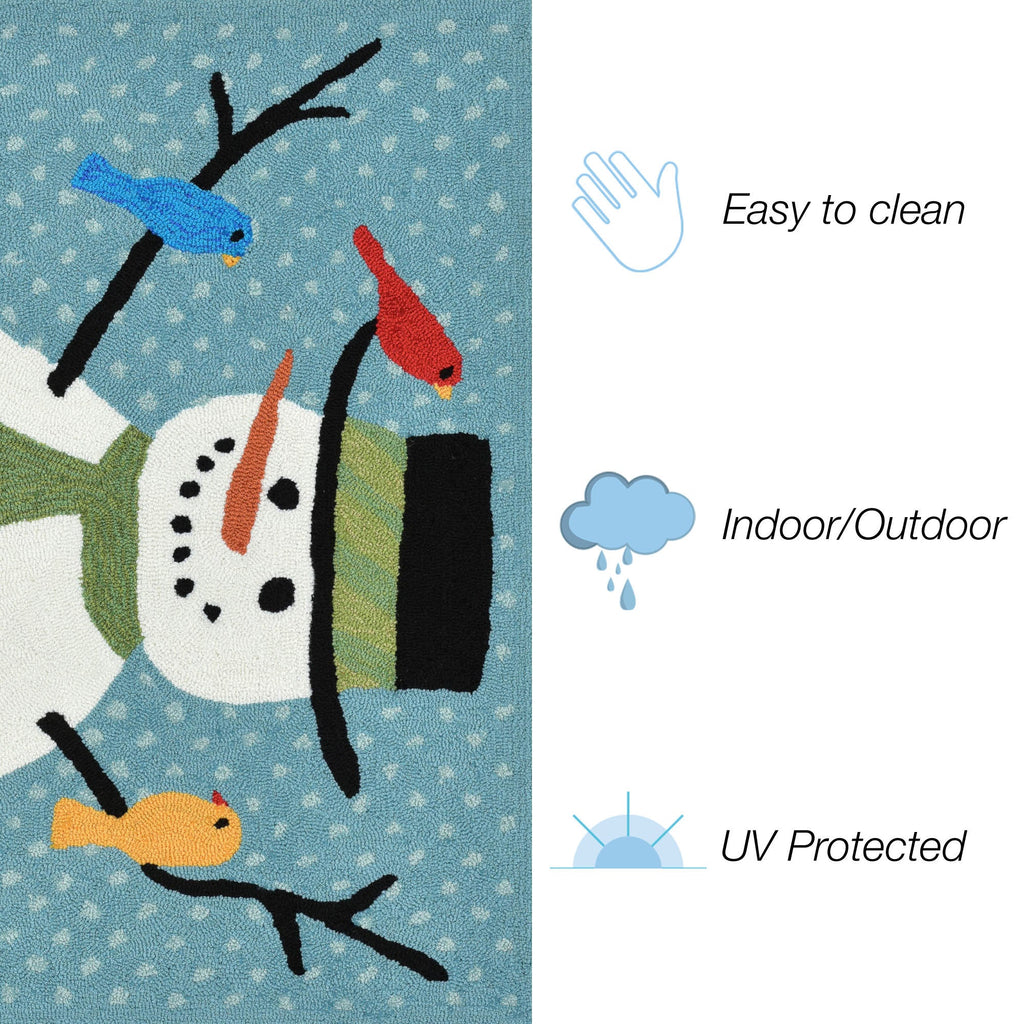 Frontporch Snowman And Friends Indoor Outdoor Mat