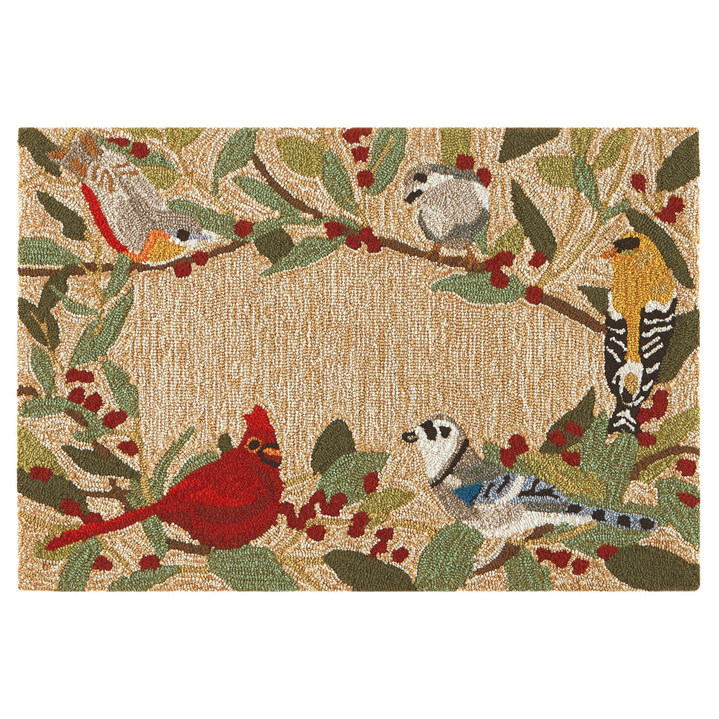 Frontporch Bird Border Indoor Outdoor Mat