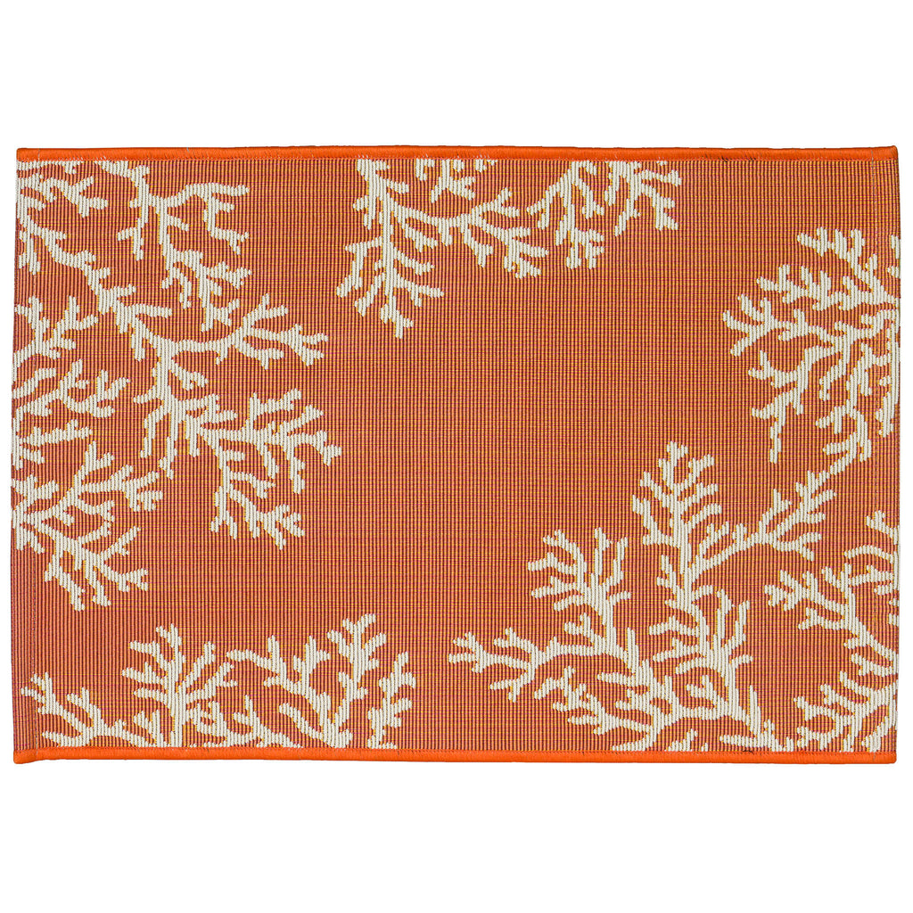 Esencia Coral Edge Indoor Outdoor Mat