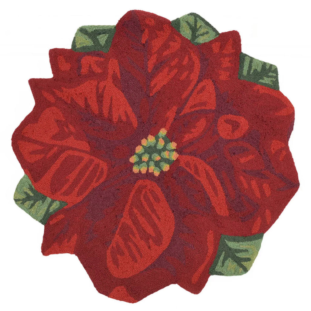 Frontporch Poinsettia Indoor Outdoor Mat
