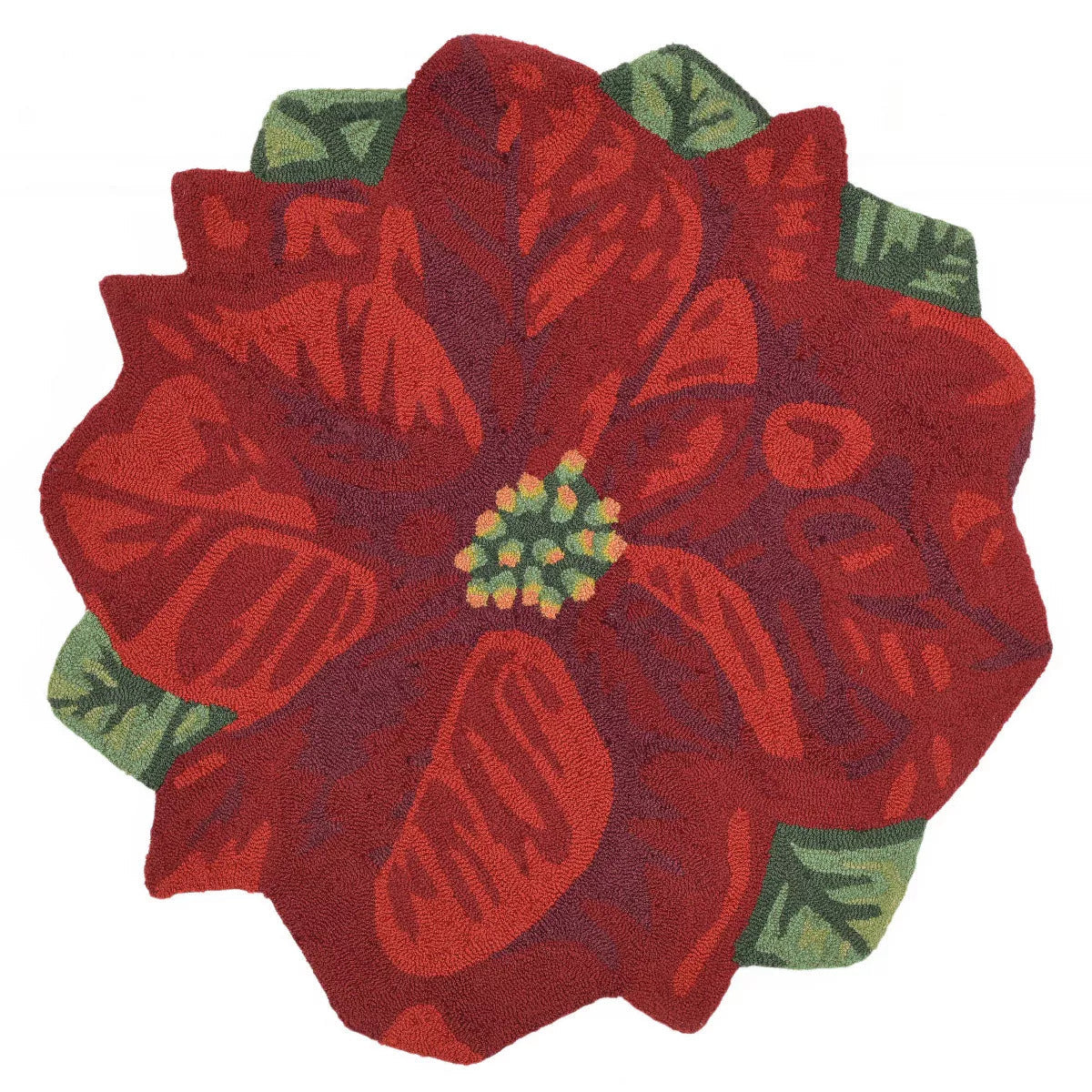 Frontporch Poinsettia Indoor Outdoor Mat