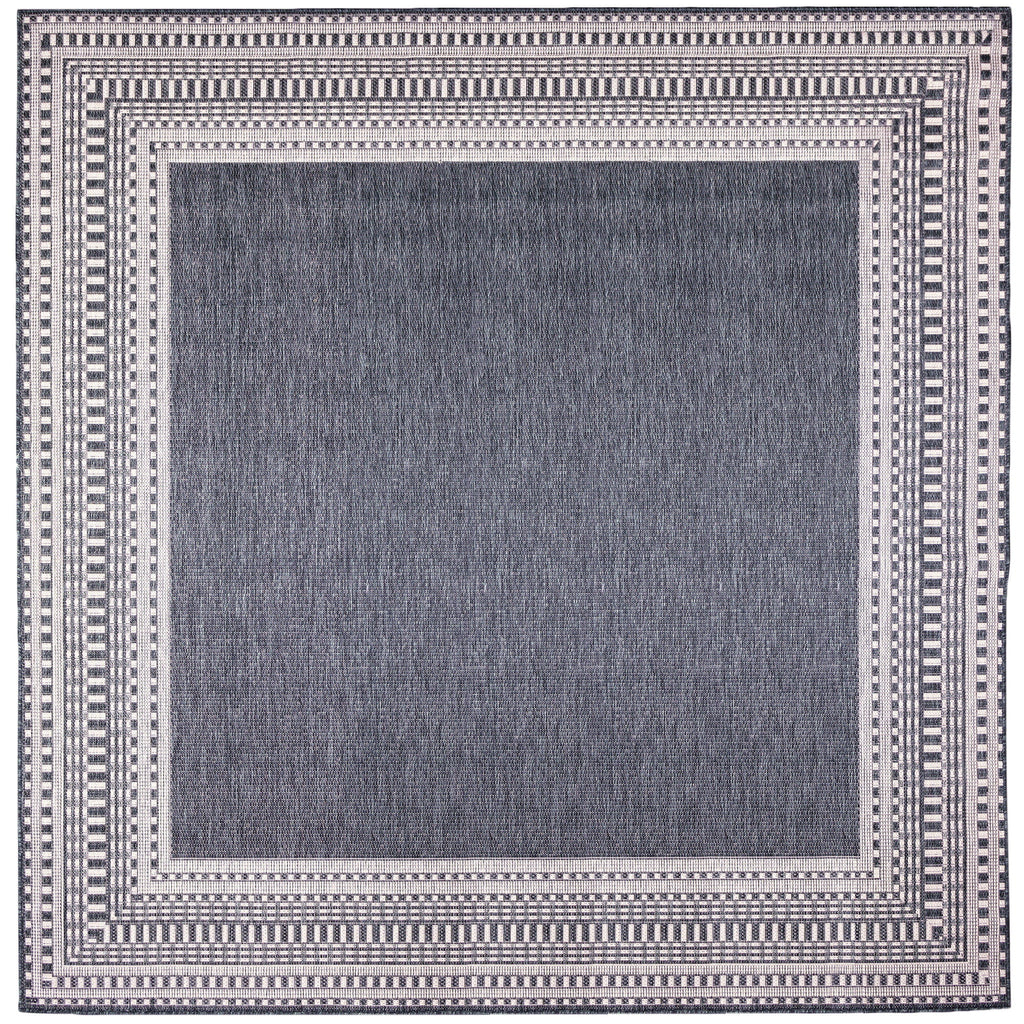 Malibu Etched Border Indoor Outdoor Area Rug