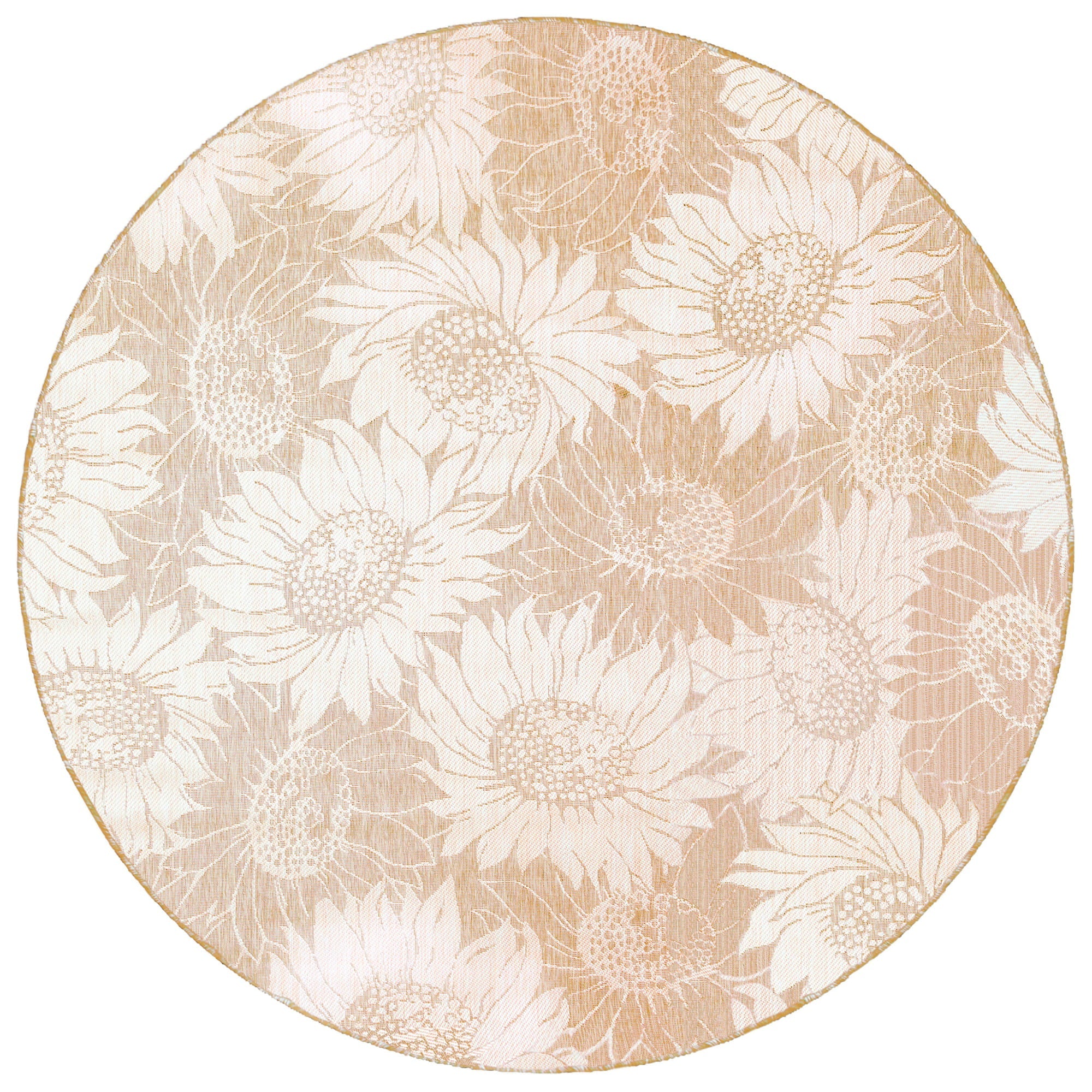 Carmel Sunflower Field Indoor Outdoor Area Rug