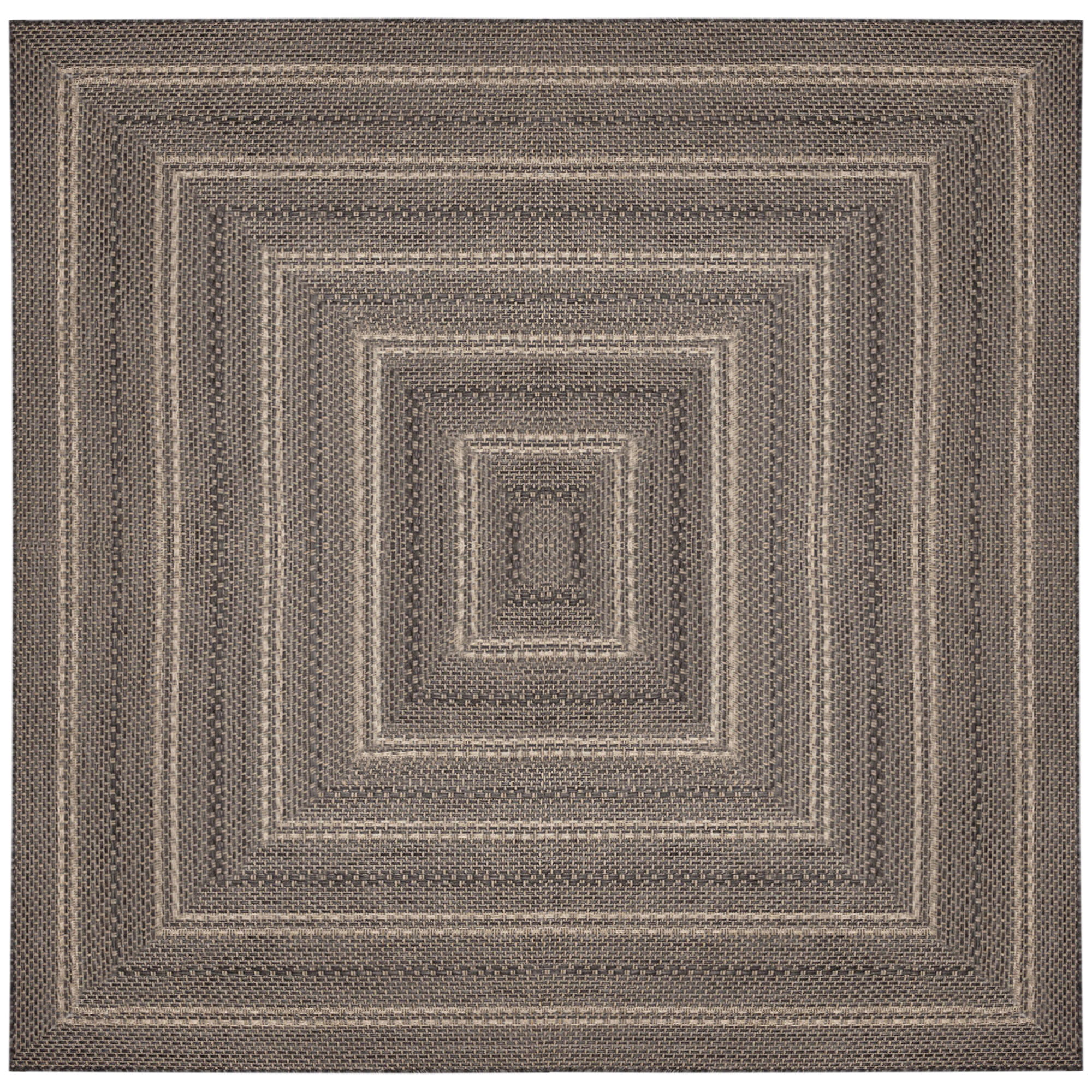 Monaco Multi Border Indoor Outdoor Area Rug