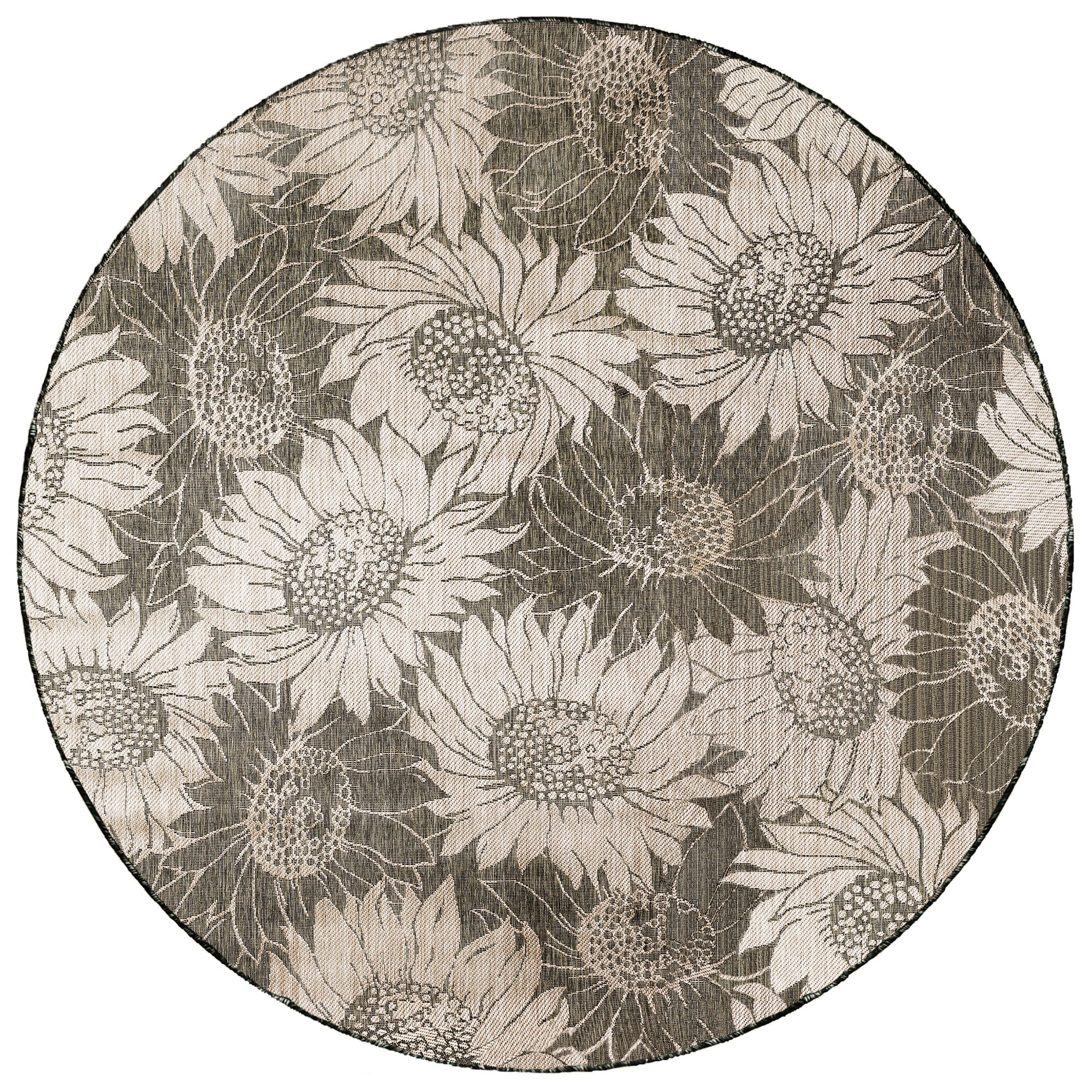 Carmel Sunflower Field Indoor Outdoor Area Rug